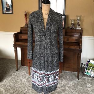 Hooded cardigan